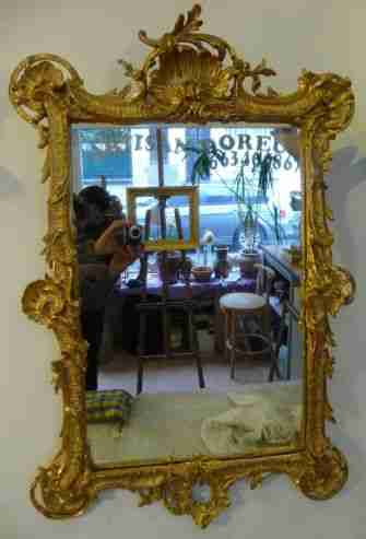 restauration miroir rococo